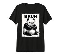 Bruh Panda Funny Grumpy Panda Bear Men Women Kids Teens Camiseta Premium