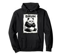 Bruh Panda Funny Grumpy Panda Bear Men Women Kids Teens Sudadera con Capucha