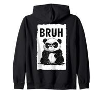 Bruh Panda Funny Grumpy Panda Bear Men Women Kids Teens Sudadera con Capucha