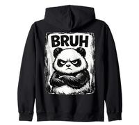 Bruh Panda Funny Grumpy Panda Bear Men Women Kids Teens Sudadera con Capucha