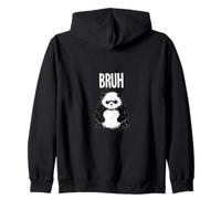 Bruh Panda Funny Grumpy Panda Bear Men Women Kids Teens Sudadera con Capucha