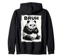 Bruh Panda Funny Grumpy Panda Bear Men Women Kids Teens Sudadera con Capucha