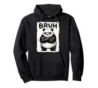 Bruh Panda Funny Grumpy Panda Bear Men Women Kids Teens Sudadera con Capucha