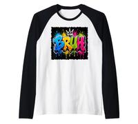 Bruh - Pintura Colorida para Graffiti Que gotea Arte Callejero Camiseta Manga Raglan