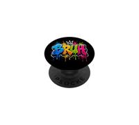 Bruh - Pintura Colorida para Graffiti Que gotea Arte Callejero PopSockets PopGrip Adhesivo