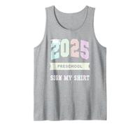 Bruh PRESCHOOL Kids Last Day 2025 Signatures AUTOGRAFÍA SIGN Camiseta sin Mangas