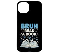 Bruh Read A Book Funny English Teacher Classroom Humor Art Carcasa para iPhone 15 Plus