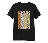 Bruh Safari Zoo Animal Print Funny Zookeeper Cheetah Leopard Camiseta Premium