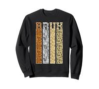 Bruh Safari Zoo Animal Print Funny Zookeeper Cheetah Leopard Sudadera