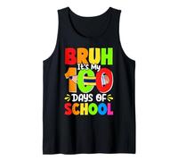 Bruh Son mis 100 días de Escuela, el día número 100 de Funny Kids Camiseta sin Mangas