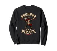 Bruh Soy un Pirata Divertido Dabbing Dibujos Animados Verano Gráfico Sudadera