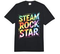 Bruh Steam Rockstar Campamento de Física ELA Profesor I Enseño Stud Comfort Colors Adult Heavyweight T-Shirt