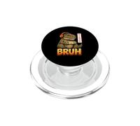 Bruh T Rex Headset Dinosaurio Gamer Videojuegos Divertidos Juegos PopSockets PopGrip para MagSafe