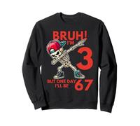 Bruh, Tengo 3 años, Pero un día tendré 67 niños Retro de Tercer cumpleaños Sudadera