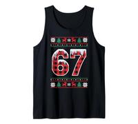 Bruh This MY 67 Christmas Jersey Humor Six Seven Brain-Rot Camiseta sin Mangas