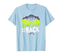 Bruh We Back: Gráfico de Argot de Regreso Urbano Camiseta, Hombre, Azul Bebé, M