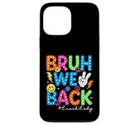 Bruh We Back Lunch Lady Retro Smile Face Back To School Carcasa para iPhone 13 Pro MAX