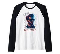Bruh We out End of School Year Summer Men Womeen tee Summer Camiseta Manga Raglan
