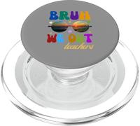 Bruh We Out Maestros. Fin de la escuela. Estilo Groovy PopSockets PopGrip para MagSafe