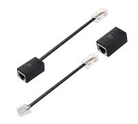 Bruislard Adaptador de cable de teléfono a Ethernet RJ11 a RJ45