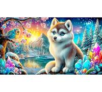 Bruja 1000 Piezas Puzzle para Adultos y niños de 12 años y más Papel Reciclado Juego Familiar Divertido & desafiante 38x26cm/1000pcs