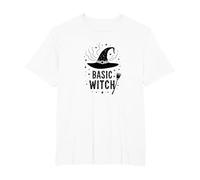 Bruja básica: Humor Fascinante de Halloween, Camiseta, Hombre Tallas Grandes, Blanco, 5X Alto