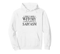 Bruja con Una Posibilidad De Sarcasmo Divertido Halloween Bruja Sudadera con Capucha