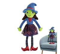 Bruja de Halloween para Niña, Bruja de Peluche de Halloween | Adorable decoración suave y respetuosa con la piel para interiores, oficinas, habitaciones, fiestas, niñas y salón