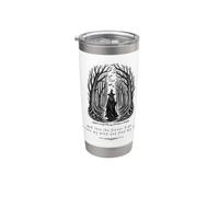 Bruja en el bosque, al bosque voy a buscar mi alma Vaso térmico de acero inoxidable de doble pared