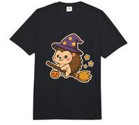 Bruja Erizo en Escoba con Estrellas Comfort Colors Adult Heavyweight T-Shirt