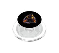 Bruja Gato Negro Calabazas Luna Y Castillo Encantado PopSockets PopGrip para MagSafe