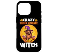 Bruja Golden Retriever Loca Carcasa para iPhone 16 Pro