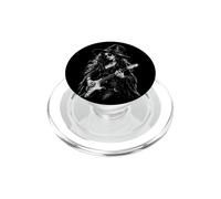 Bruja gótica, Guitarrista, música Rock, diseño de Halloween PopSockets PopGrip para MagSafe