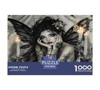 Bruja gótica Puzzle 1000 Piezas, Juego Educativo, Desafío, para Adultos Y Niños Mayores De 12 Años Rompecabezas Familiar - Obra De Arte 38x26cm/1000pcs