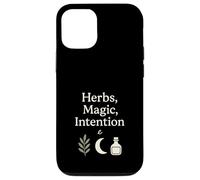 Bruja Herbolaria Herbolaria Magia Bruja Verde Bruja Botánica Carcasa para iPhone 12/12 Pro