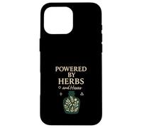 Bruja Herbolaria Herbolaria Magia Bruja Verde Bruja Botánica Carcasa para iPhone 16 Pro Max