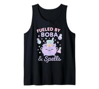 Bruja Kawaii Pastel Magical Girl Hechizo Suave Goth Coven Camiseta sin Mangas