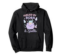 Bruja Kawaii Pastel Magical Girl Hechizo Suave Goth Coven Sudadera con Capucha
