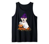 Bruja Labrador de Halloween Camiseta sin Mangas