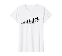 Bruja mística gótica Oculta Bruja evolución Brujas Camiseta gráfica económica, Mujer, Blanco, XS