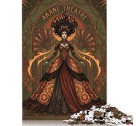 Bruja modernista Rompecabezas 300 Piezas, Juego Familiar, Juego Puzzle