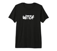Bruja Palabra Wiccan Religión Lanzador de conjuros Camiseta Premium