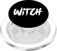 Bruja Palabra Wiccan Religión Lanzador de conjuros PopSockets PopGrip para MagSafe