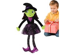 Bruja, peluche de Halloween para decoración adorable, suave y respetuosa con la piel para interiores, oficinas, habitaciones, fiestas, niñas y salón