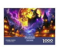Bruja Puzzle De 1000 Piezas Puzzle Arte Rompecabezas De Piso Y Juego Familiar Adultos Y Niños A Partir De 12 Año 52x38cm/1000pcs