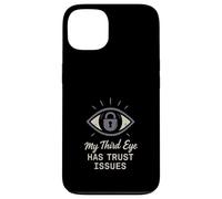 Bruja Secular Cristal irónico escéptico Fases Lunares sin hechizos Carcasa para iPhone 13