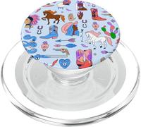 Bruja Vaquera estética Boho Rodeo Cristales Mujer Africana PopSockets PopGrip para MagSafe