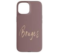 Brujas Bélgica Diseño Elegante Vintage Carcasa para iPhone 15