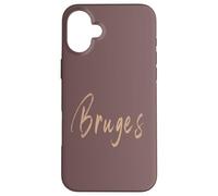 Brujas Bélgica Diseño Elegante Vintage Carcasa para iPhone 16 Plus