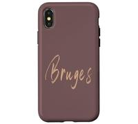 Brujas Bélgica Diseño Elegante Vintage Carcasa para iPhone X/XS